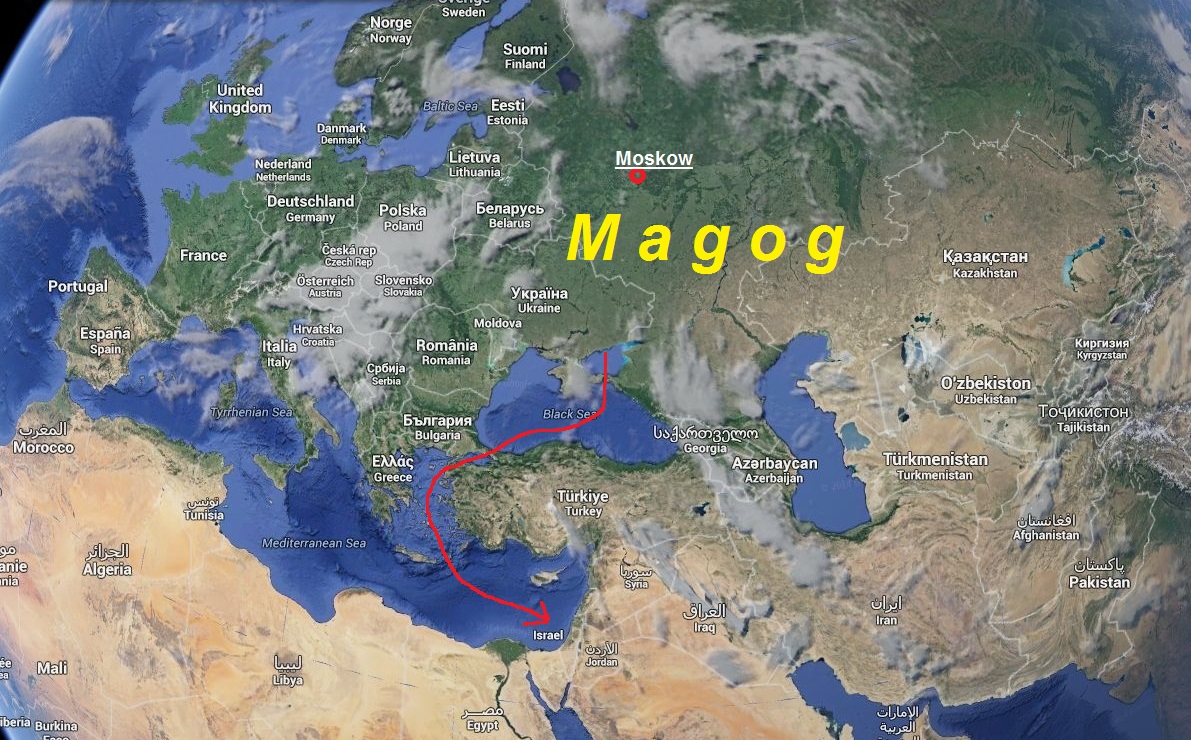 Gog uit Magog en de aanvalsroute naar Israël